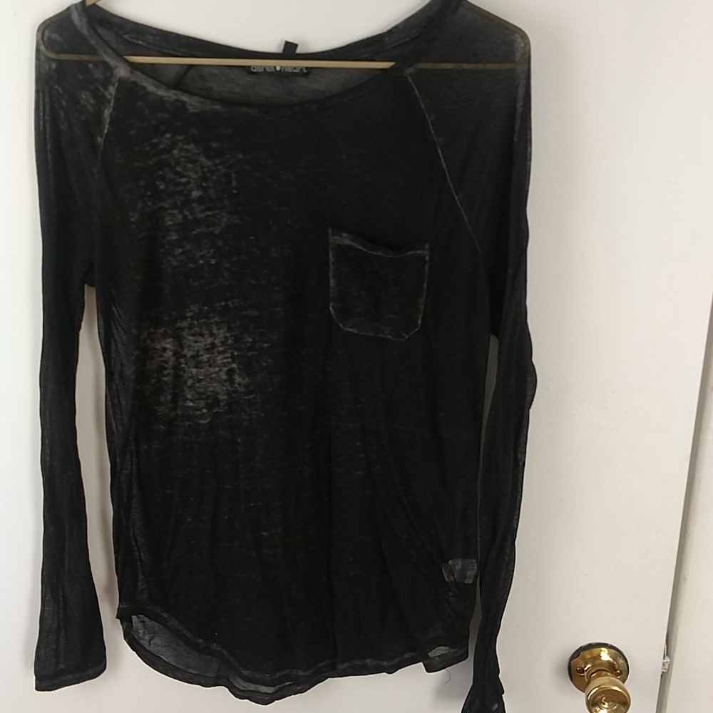 Long sleeve black shirt